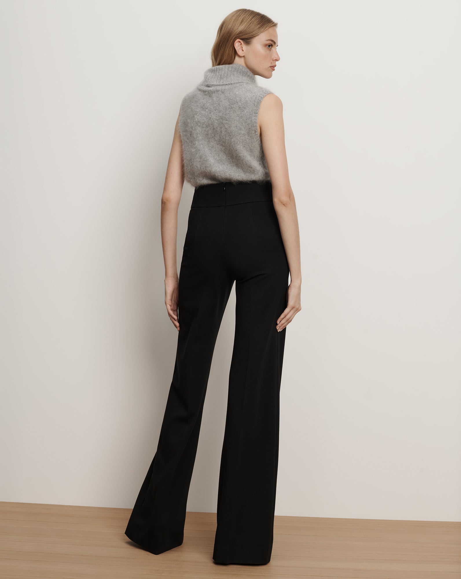 Kalinda Wide-Leg Ponte Pant