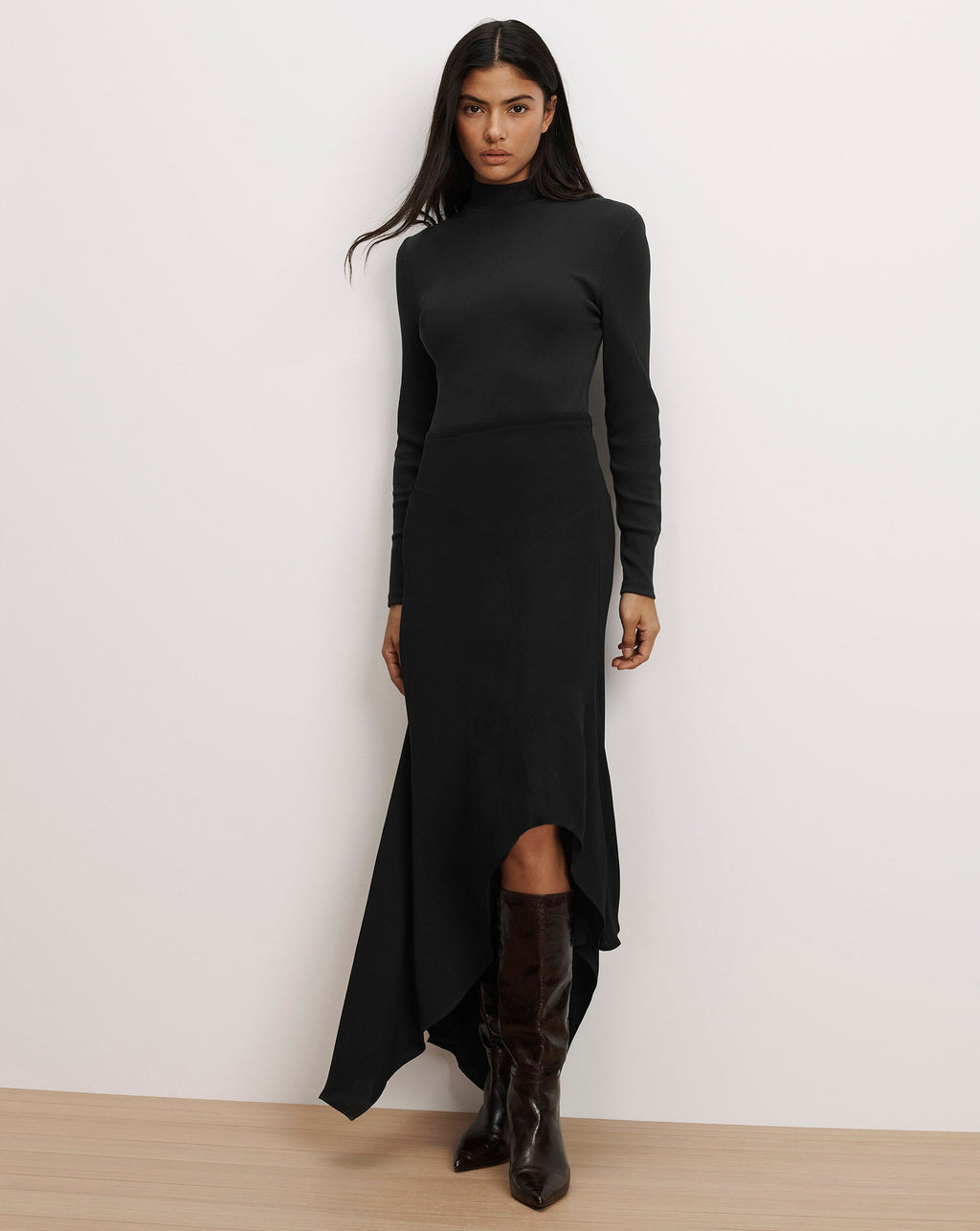 Thalissa Handkerchief Midi Dress