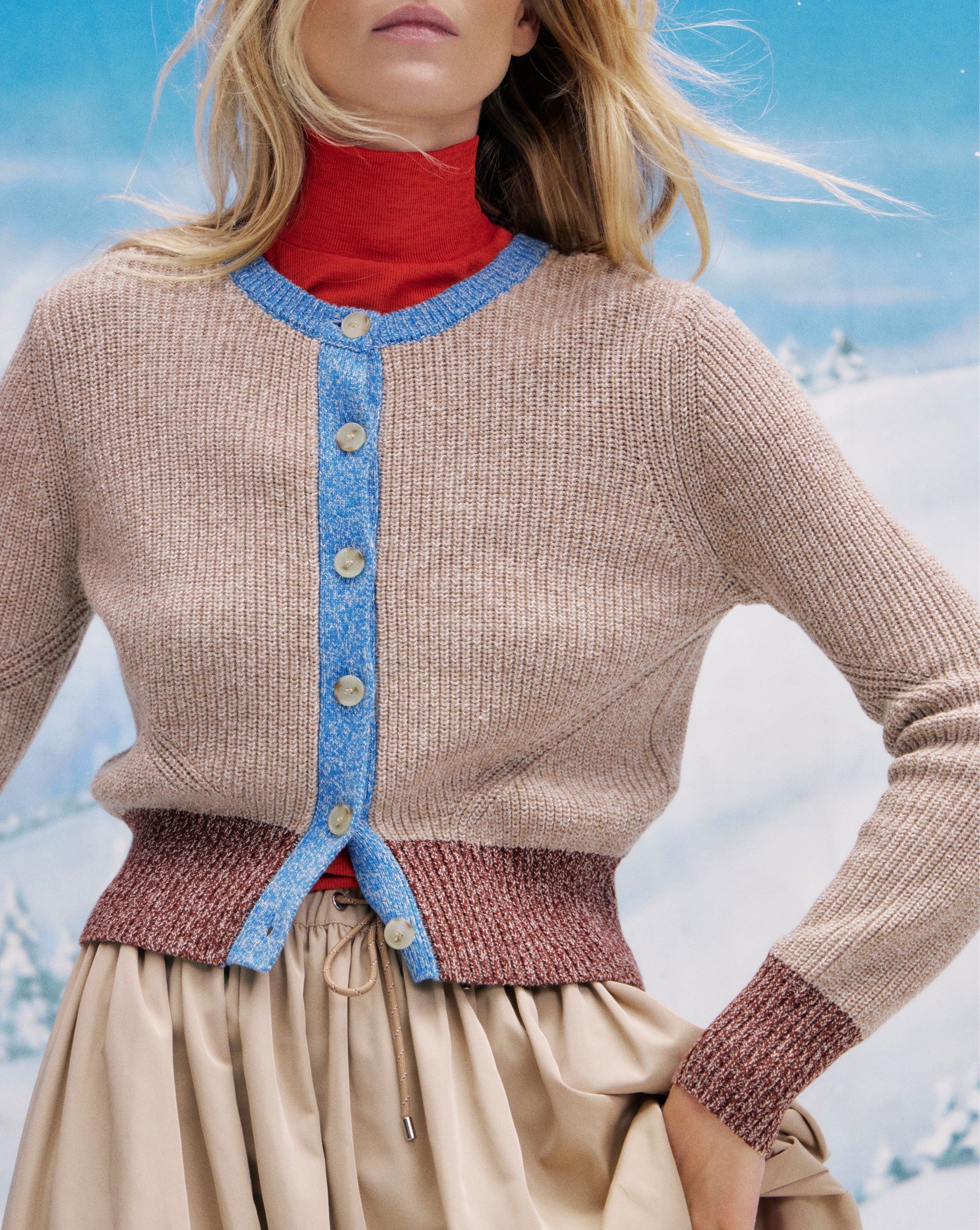 Ibra Merino Wool-Blend Cardigan